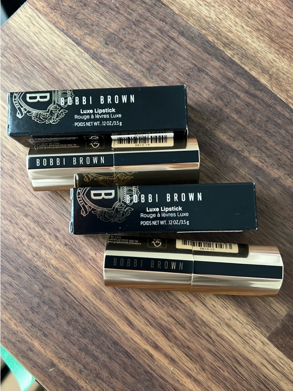 Bobbi Brown Luxe Lipstick - Gold and Black Packaging